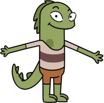 Javier, El Explorador Creativo — iguana de 11 años