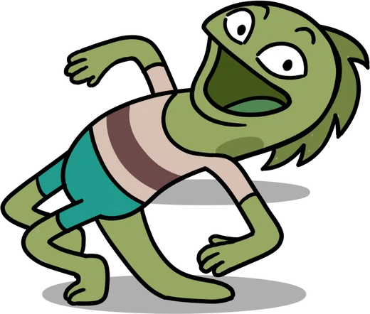 Javier, la iguana exploradora de la serie