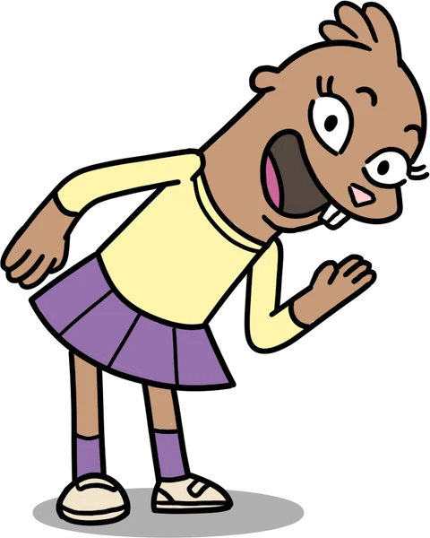Martha, la perrita de la pradera protectora de la serie